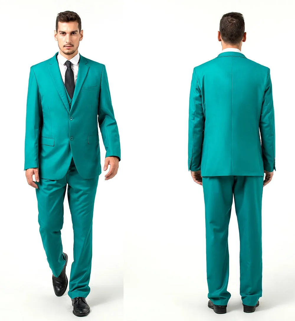 Two Button 3 Pieces Slim Fit Men Suits (MORE COLORS )