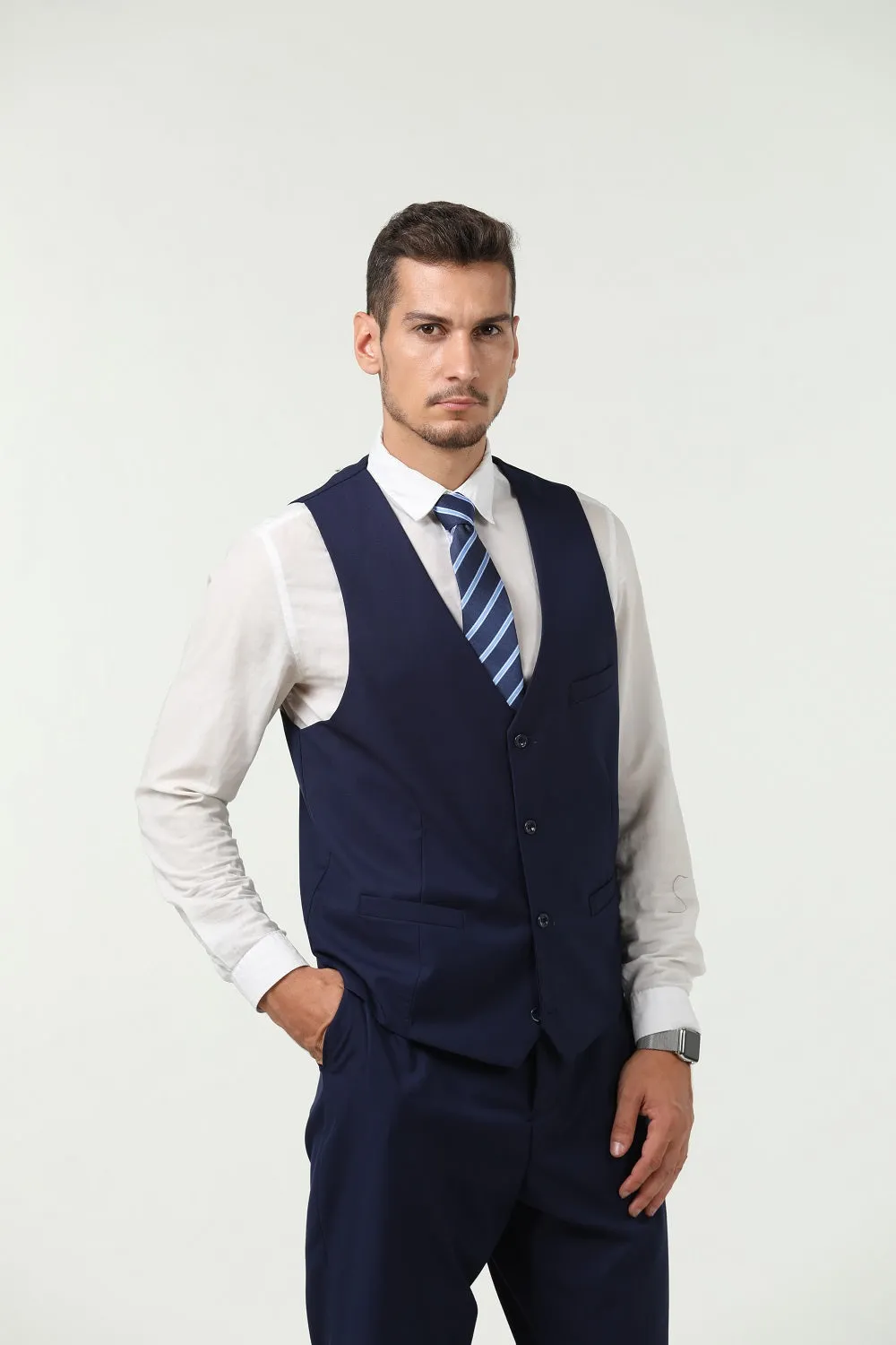Two Button 3 Pieces Slim Fit Men Suits (MORE COLORS )