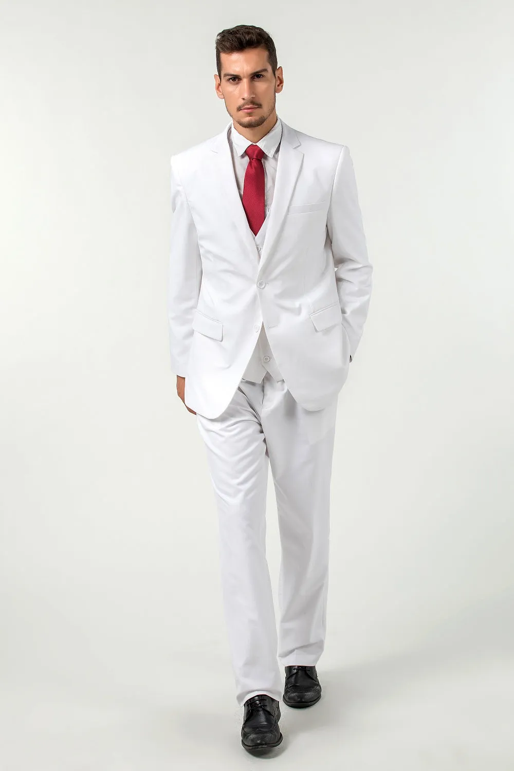 Two Button 3 Pieces Slim Fit Men Suits (MORE COLORS )