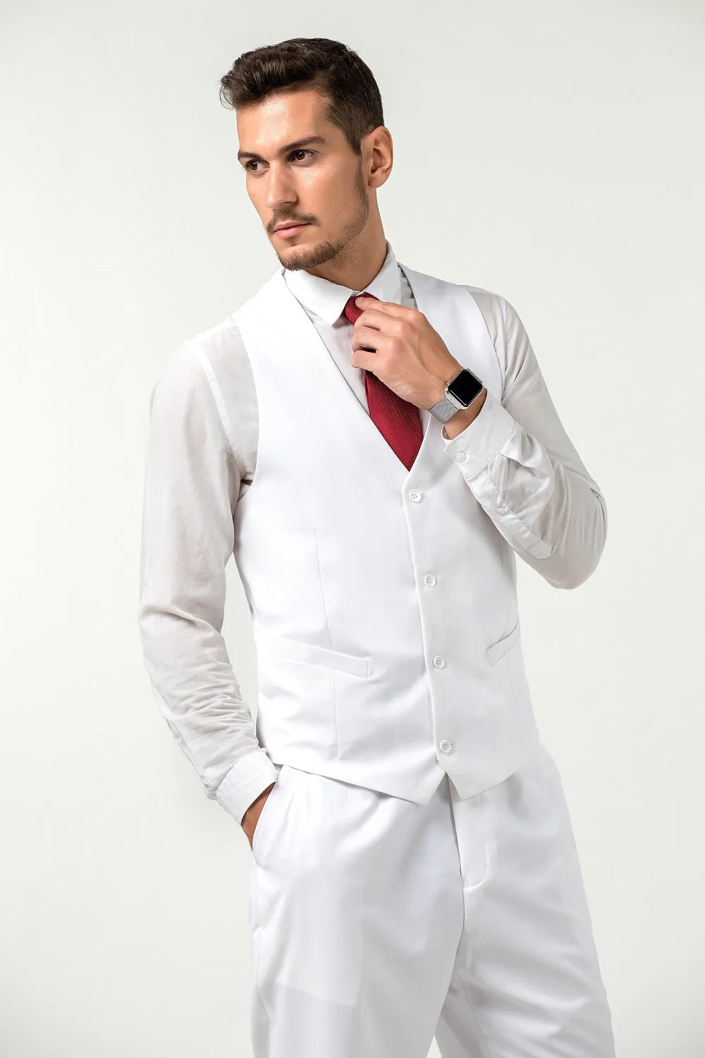 Two Button 3 Pieces Slim Fit Men Suits (MORE COLORS )