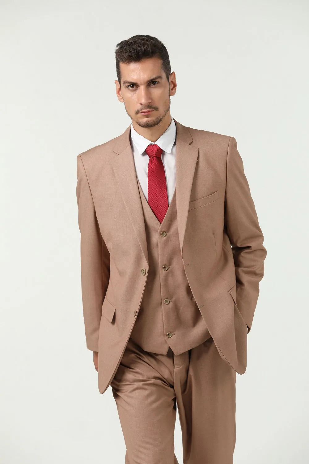 Two Button 3 Pieces Slim Fit Men Suits (MORE COLORS )