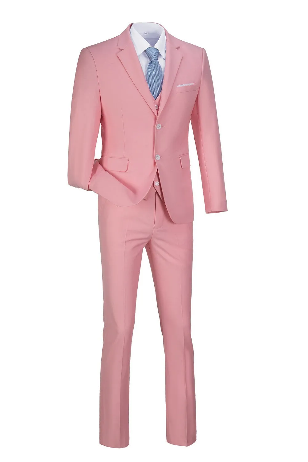Two Button 3 Pieces Slim Fit Men Suits (MORE COLORS )