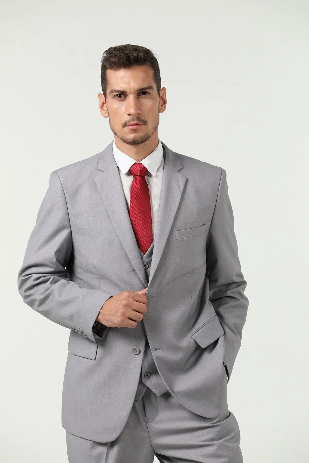 Two Button 3 Pieces Slim Fit Men Suits (MORE COLORS )