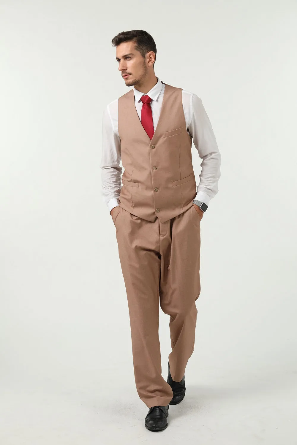 Two Button 3 Pieces Slim Fit Men Suits (MORE COLORS )