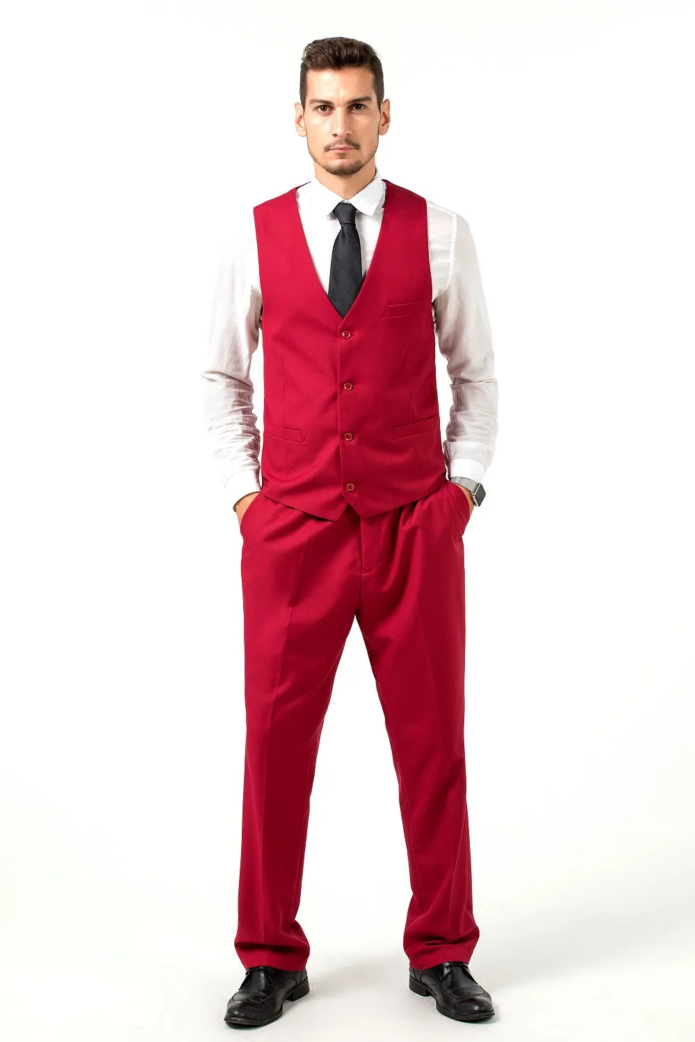 Two Button 3 Pieces Slim Fit Men Suits (MORE COLORS )