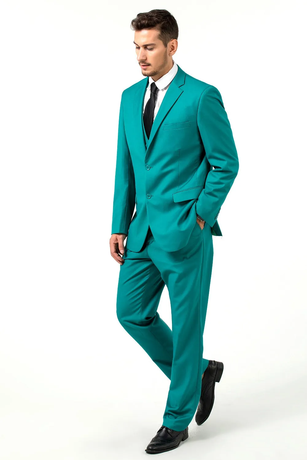 Two Button 3 Pieces Slim Fit Men Suits (MORE COLORS )