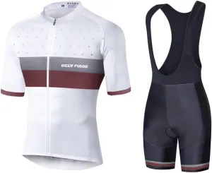 UGLY FROG DT Pro Team Cycling Jersey Set,Men's Breathable MTB Bike Shirt Quick-Dry Bib Short Kits Gel Paddad