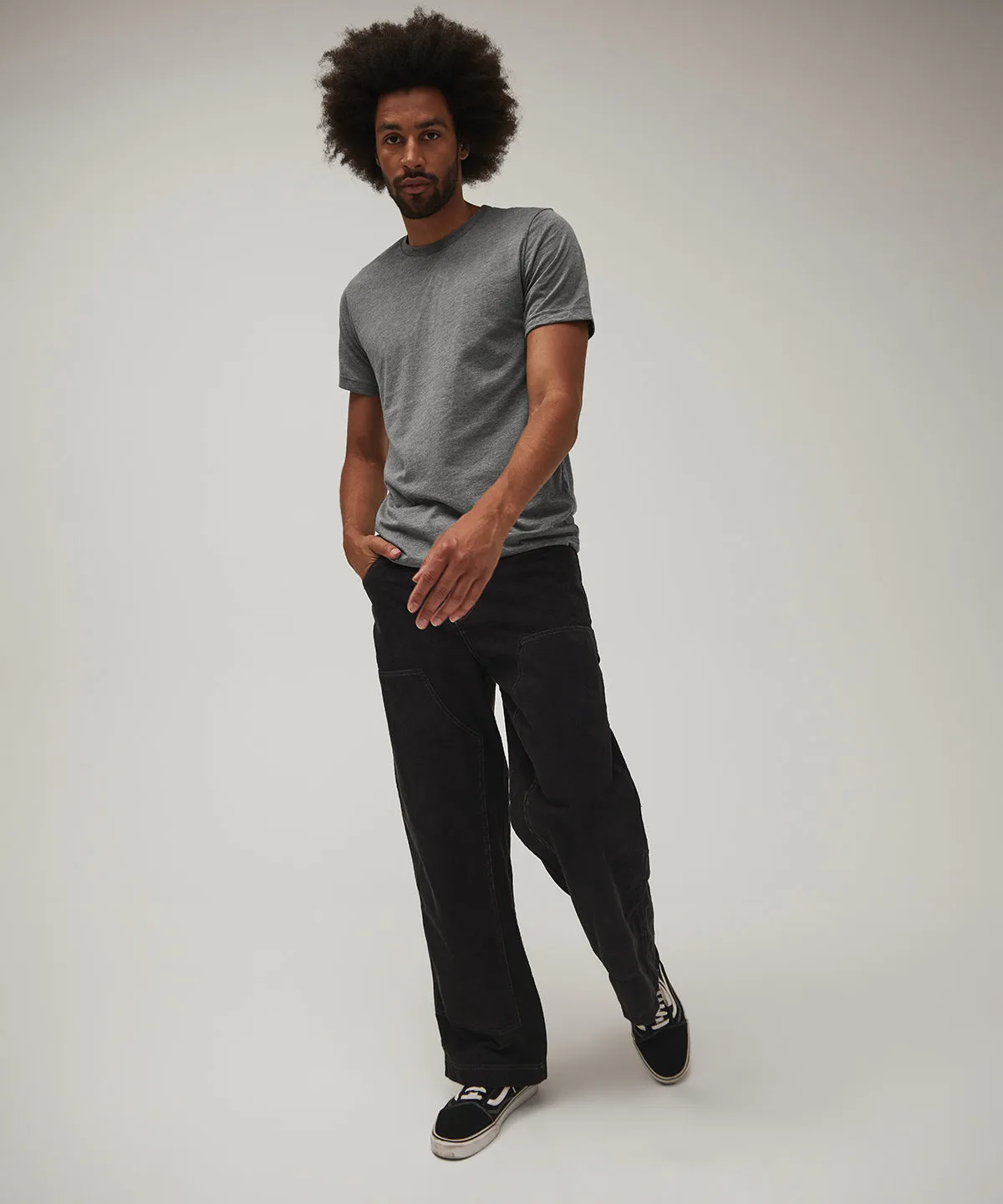 Unisex triblend crew neck t-shirt | Mustard Triblend