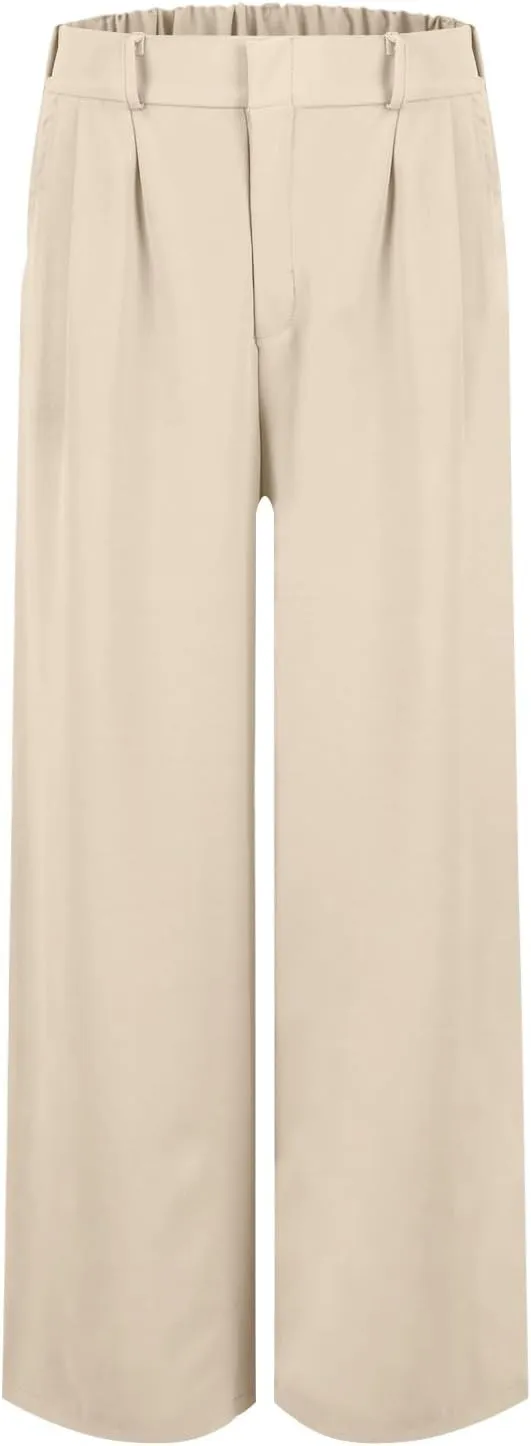 Wide Leg Pants for Women High Waist Solid Color Casual Trousers WomenSlacks Workout Pants 2024
