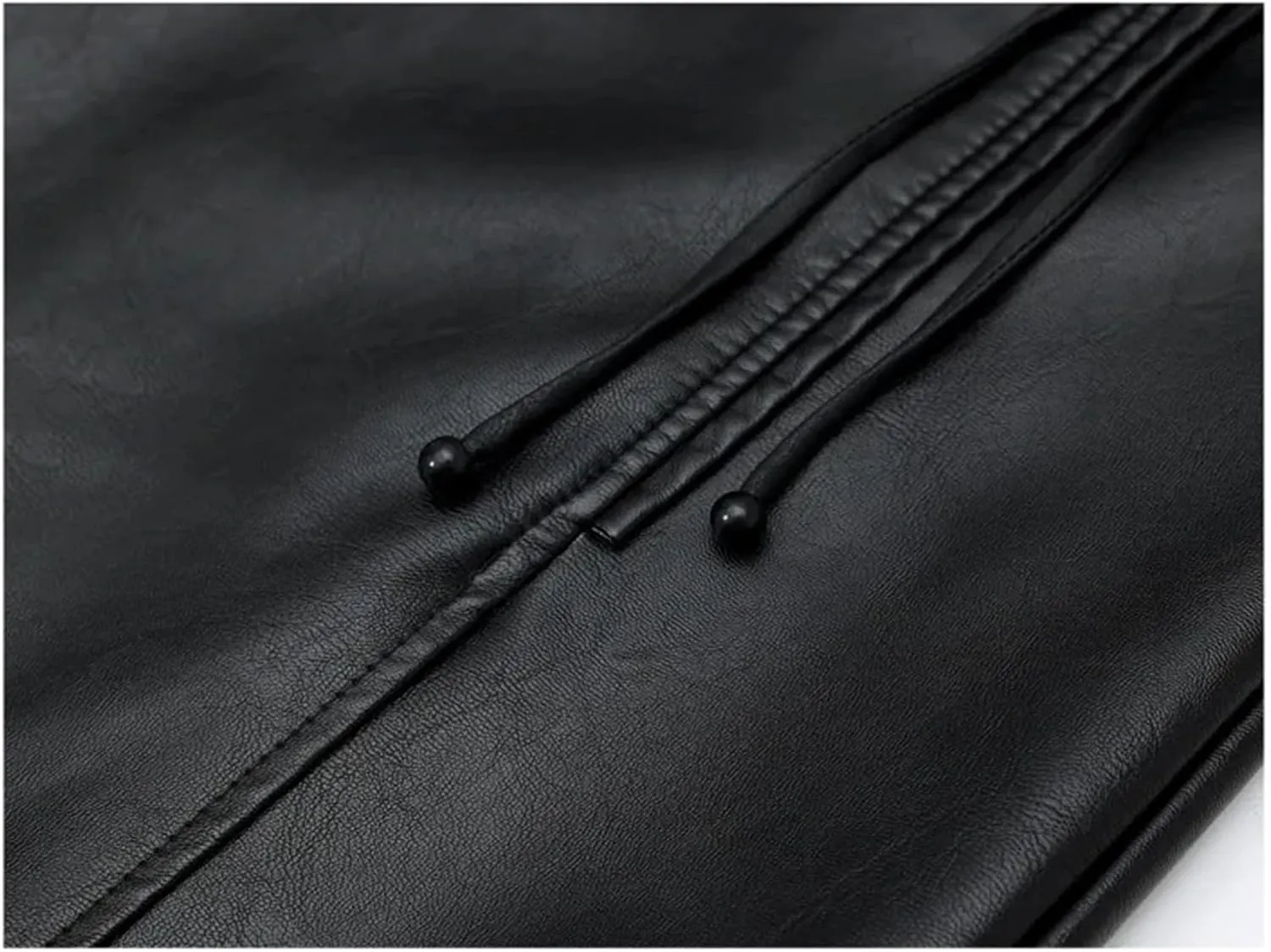Women Leather Skirt Winter High Waist Straight Sheath Skirts Midi Skirt Casual Zip PU Slim Pencil Skirts