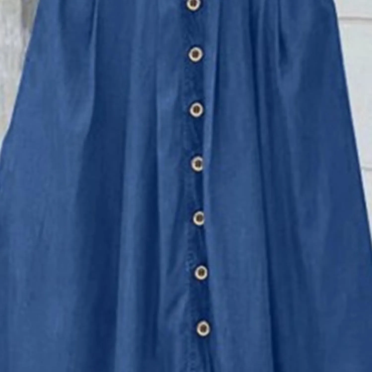 Women's Casual Bag Waist Skirts A Line Pleated Midi Skirt with Pockets Casual Button Front Pleated Flare Skirts