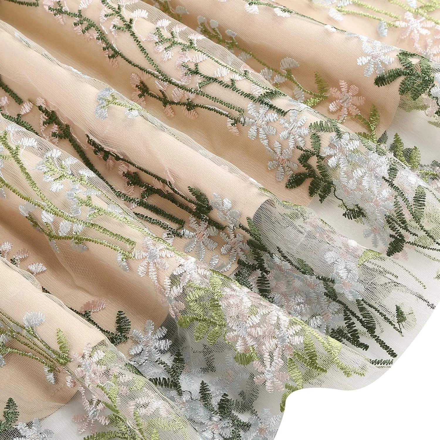 Women's Cocktail Dresses Vintage Style Fashion Embroidered Floral Swing Dress Sexy Sling Bandeau Tea Midi Dress