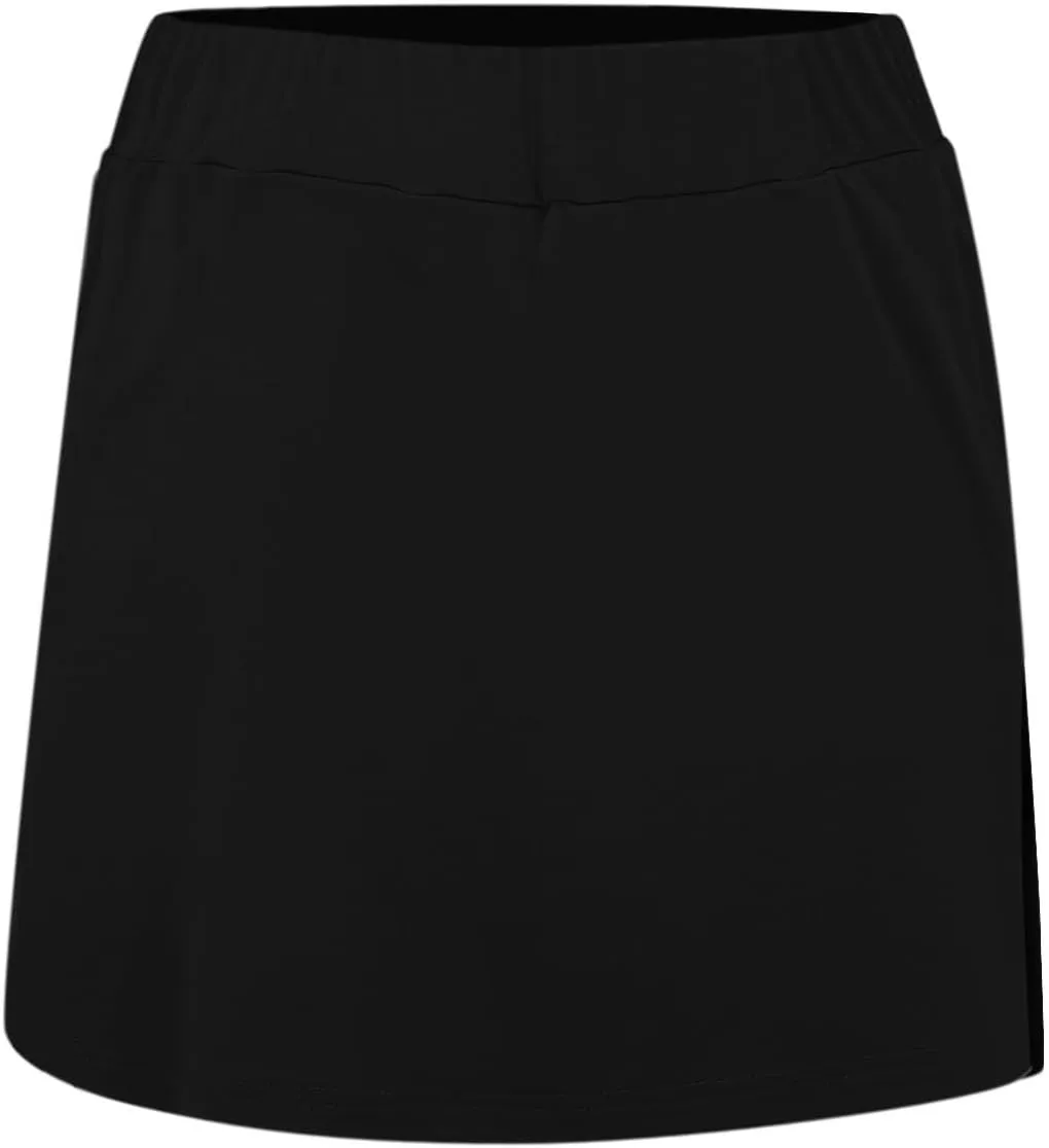 Women's Tennis Golf Skirts with Shorts High Waisted Underneath Mini Athletic Skorts Pickleball Outfits with Pockets