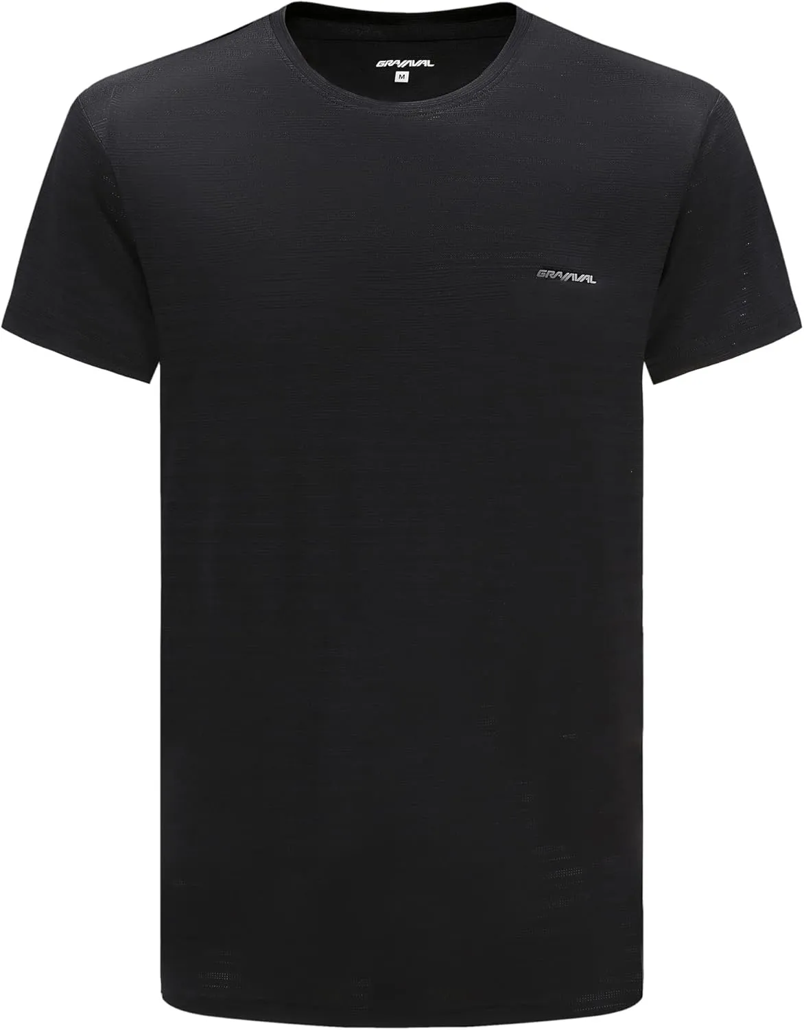 Workout Shirts for Men Crew Neck Short Sleeve Quick Dry Gym Athletic Active T Shirt Moisture Wicking