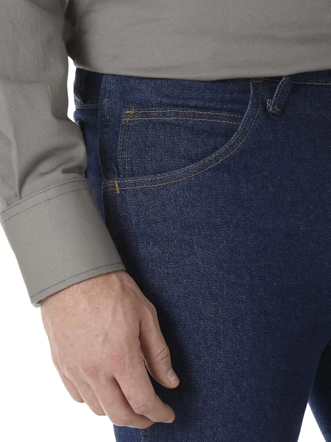 Wrangler Men's Flame Resistant Slim Fit Jeans