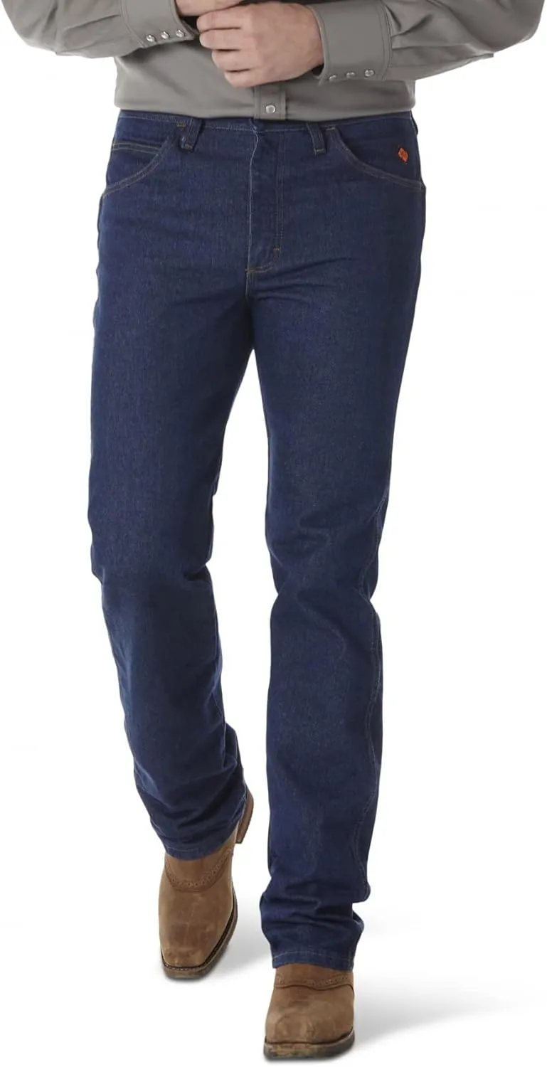 Wrangler Men's Flame Resistant Slim Fit Jeans