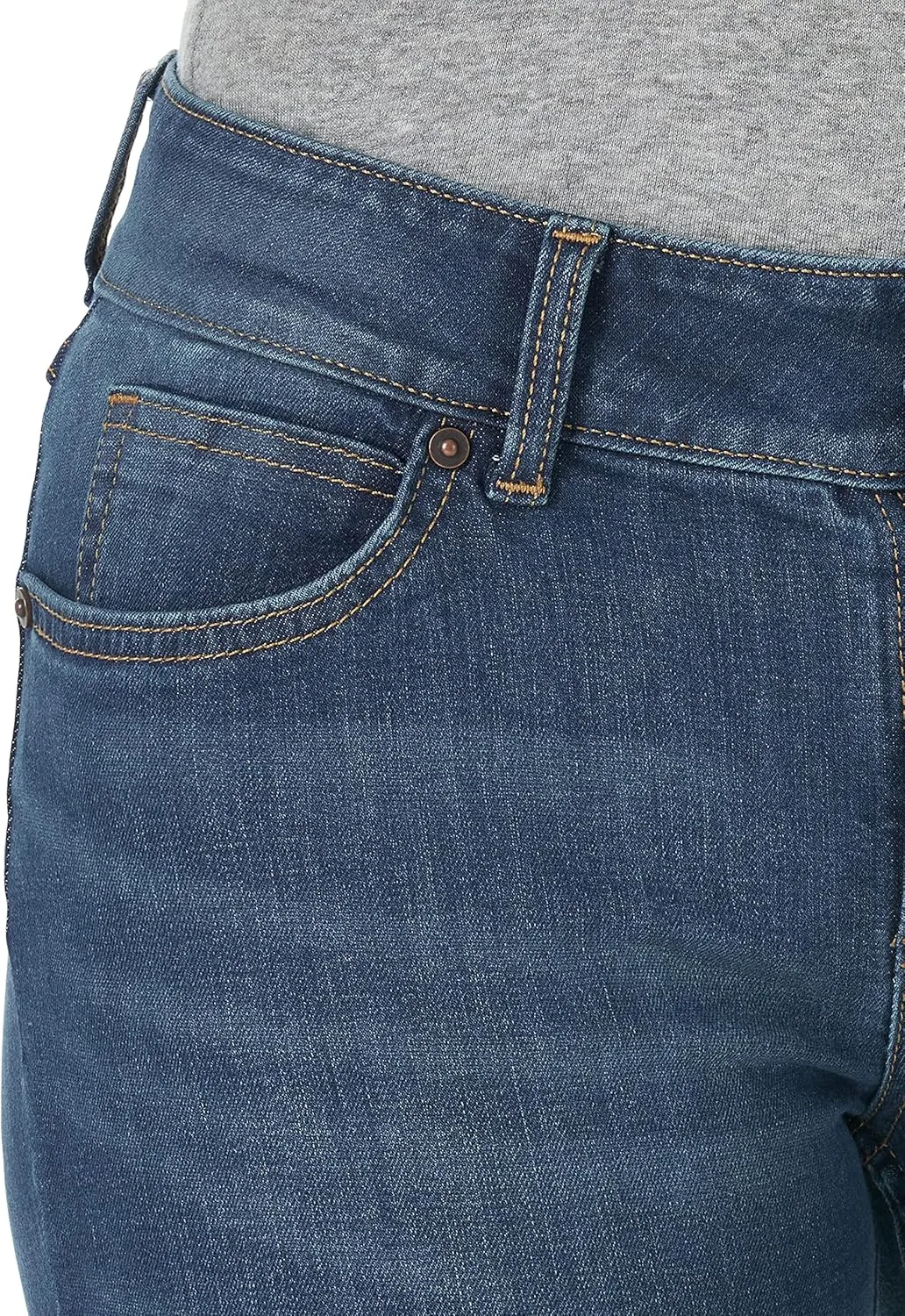 Wrangler Women's Western Mid Rise Stretch Boot Cut Jean